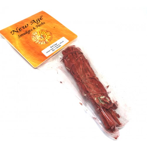 1x Red Sage Dragons Blood Smudge Stick